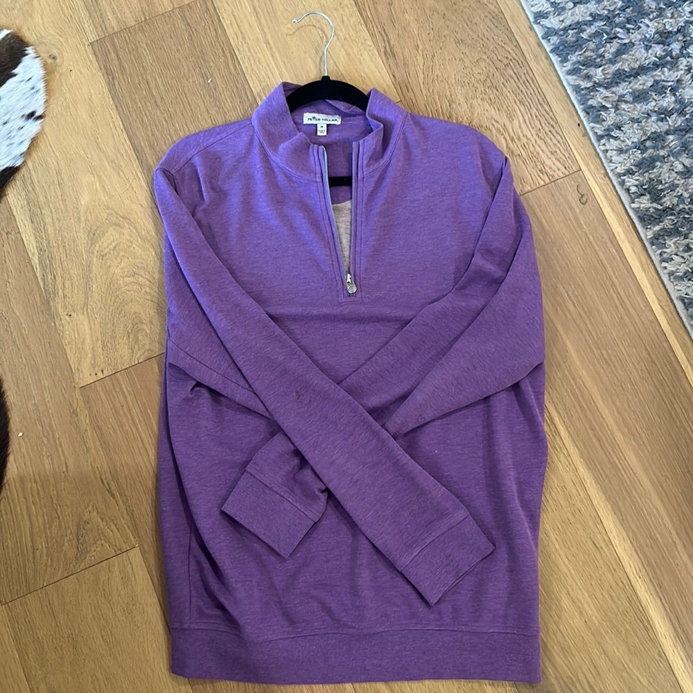 Peter Millar Purple Quarter Zip - Medium